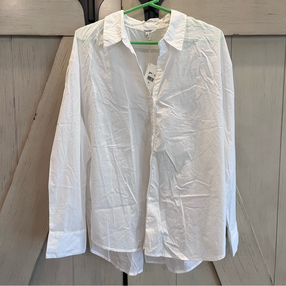 NWT Splendid White Shirt Size XL